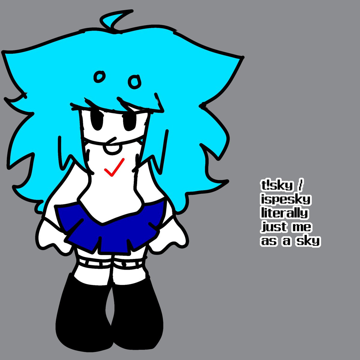 PilsonMelissa's tweet image. Drawing Sky Sonas #274 
@trickylover4evr #tsky #skyverse