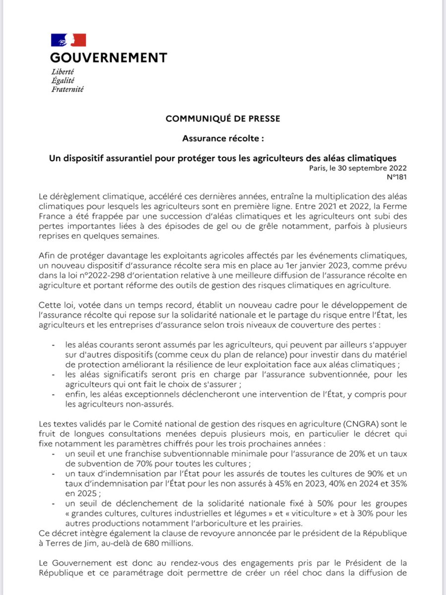 Marc Fesneau tweet media