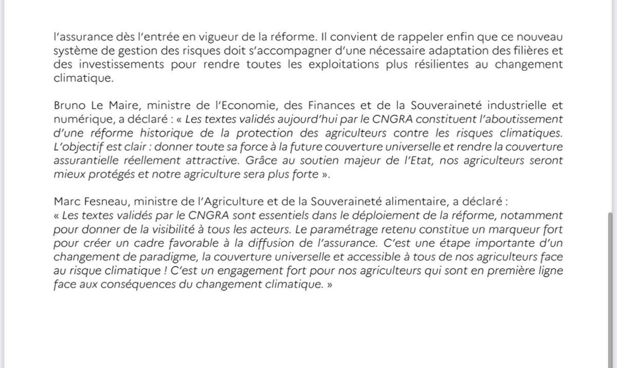 Le dérèglement climatique entraîne la multiplication des épisodes météo exceptionnels pour lesquels nos agriculteurs sont en 1ère ligne.
Afin de protéger davantage les exploitants agricoles, un nouveau dispositif d’assurance récolte sera mis en place au 1er janvier 2023.