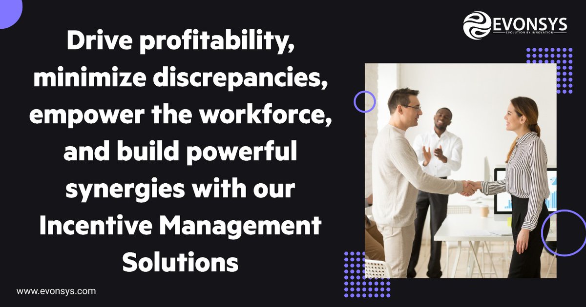 EvonSys's tweet photo. Incentive Management Solution is an Intelligent Process Automation driven process aimed at digitizing incentives, offers, and promotions management and decision strategy that ensures all the boxes are checked! #Incentivemanagement #EvonSys #lowcode
https://t.co/y5m1GYap4t https://t.co/Zeq5dihzYh
