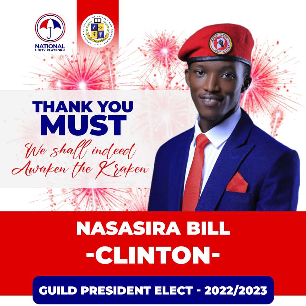 NupInstitutionz's tweet photo. Felicitations comrade Bill Clinton @billcli11111069 upon this well deserved victory. Congratulations in a special way to students of @MbararaUST  upon beating classic state propaganda against @NUP_Ug https://t.co/YRj7hXLMo5