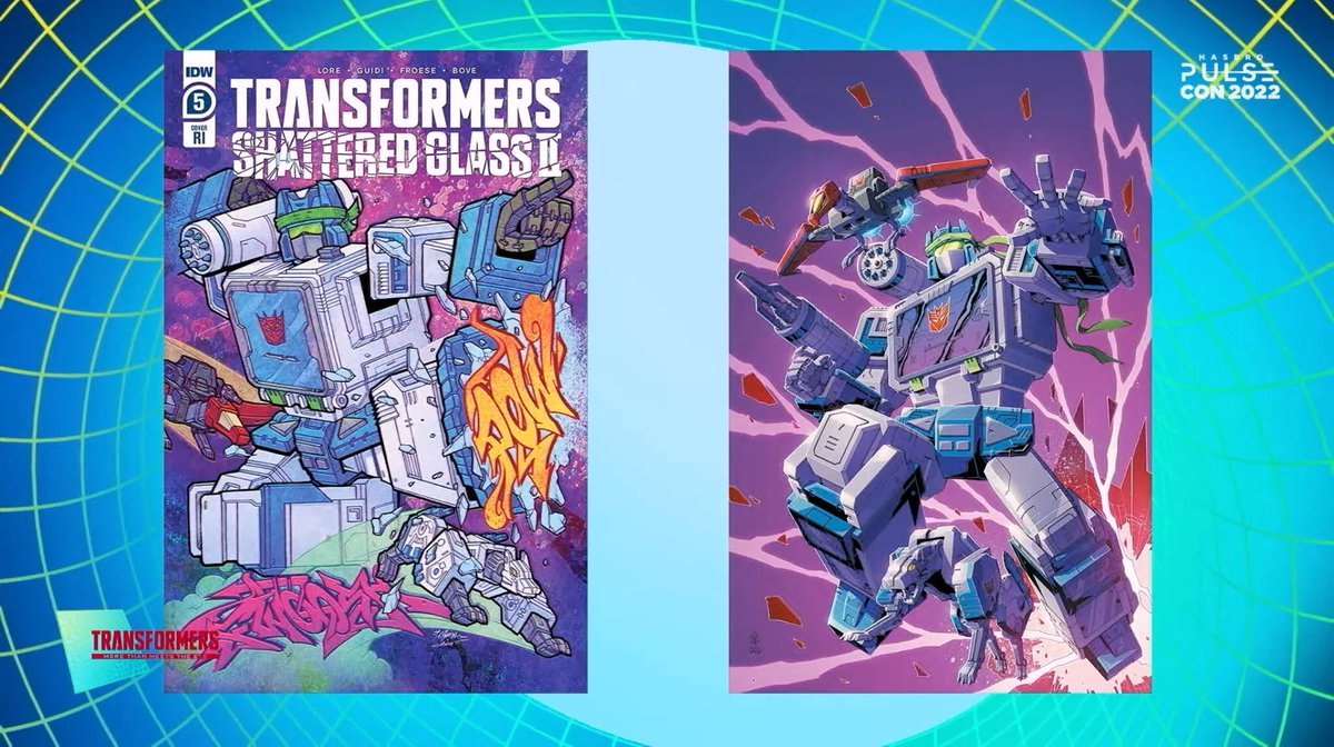 TransformersSGN's tweet photo. JUST REVEALED: Transformers Shattered Glass II: Soundwave, Laserbeak and Ravage! And the variant cover and normal cover for #5 of Transformers Shattered Glass II
#Transformers #ShatteredGlass https://t.co/TsExYvZE5N