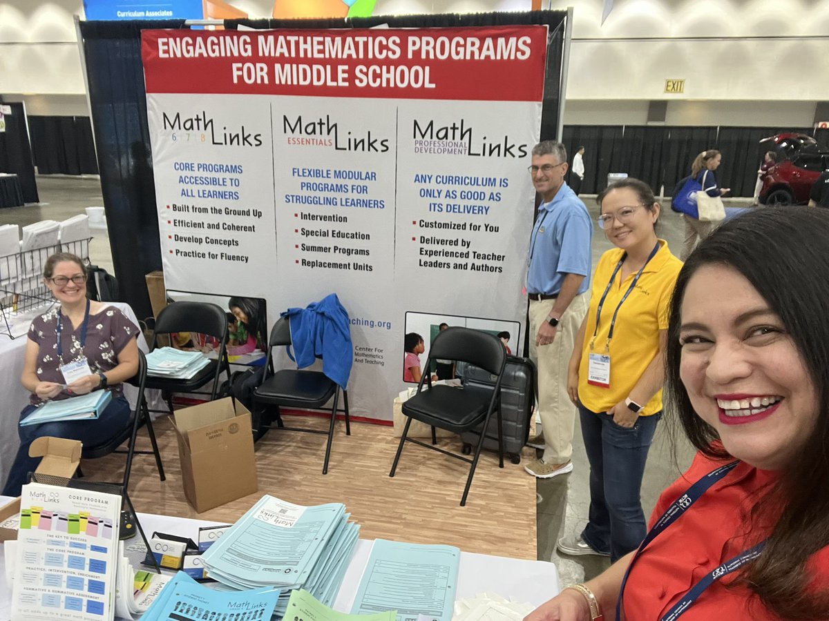 Lisa Ceja ☀️ (@lisagceja) on Twitter photo 🤩🤩🤩 Visiting friends at <a href="/CMATmathlinks/">CMAT MathLinks</a> Booth #811 at #NCTMLA2022. Drop by and check out their incredible materials! 🤩🤩🤩 Visiting friends at <a href="/CMATmathlinks/">CMAT MathLinks</a> Booth #811 at #NCTMLA2022. Drop by and check out their incredible materials!