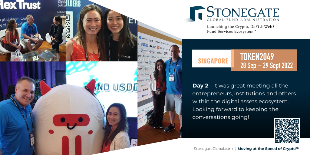 StonegateGlobal's tweet photo. @token2049 - Day 2. It was great meeting all the #entrepreneurs, institutions and others within the #digitalassets ecosystem. Special thanks to #Tron #HexTrust #Glaxe #token2049Singapore. Looking forward to keeping the conversations going!
https://t.co/PU1n5qE1dR https://t.co/24kXxSG0cv