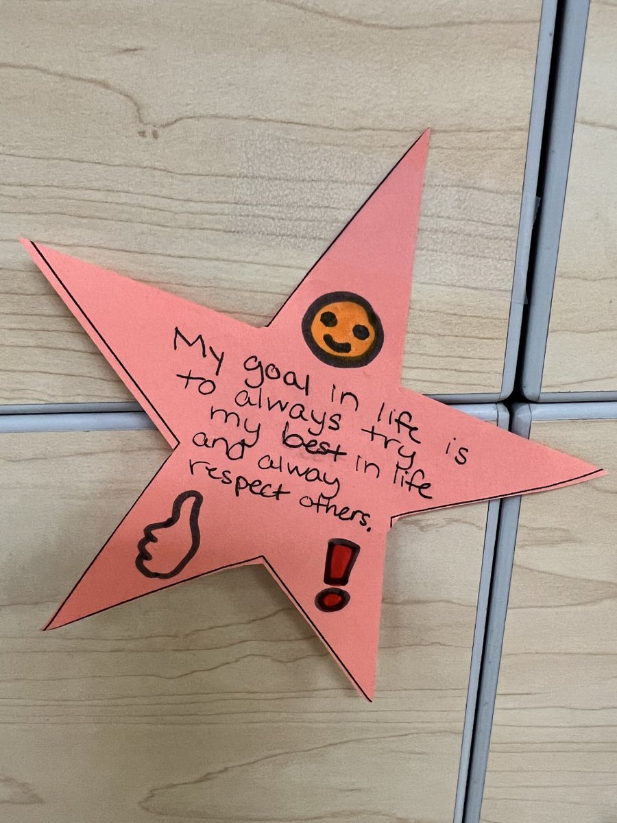 MECHS_Principal's tweet photo. CHMS Student Character Teams work on Perseverance this month!  Setting goals is step 1.  Check out some of the goals set this week!  #CHMSbuildingcharacter @MandyEpley https://t.co/Xc8hQLRY3e