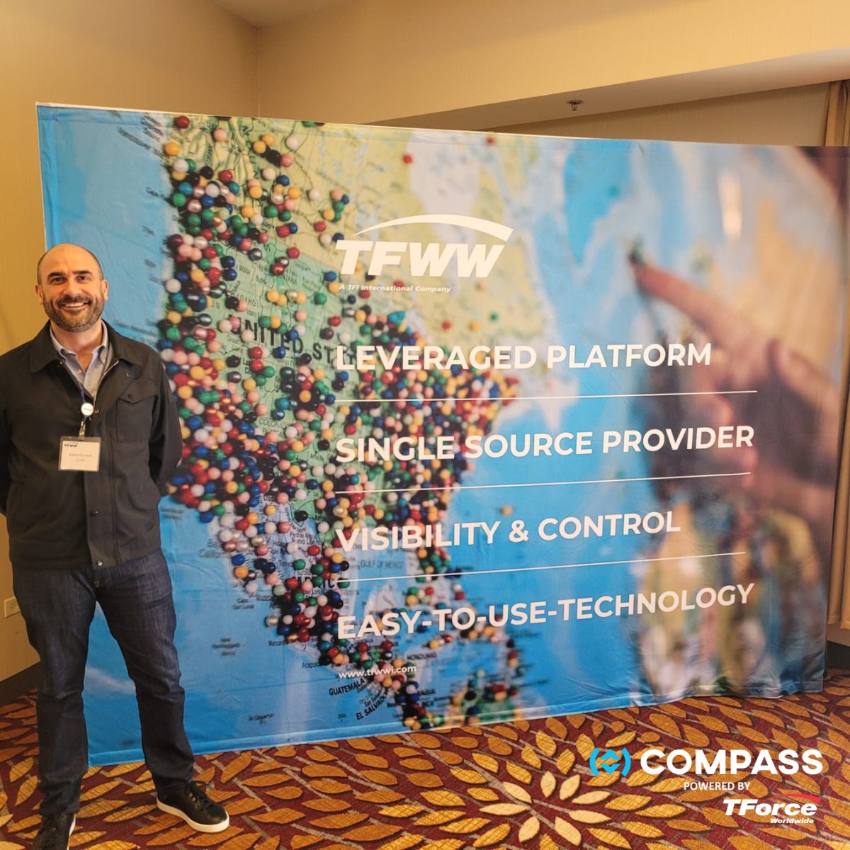 Compass4PL's tweet photo. Our CEO 🌎 Jorge Cañedo is attending the Tforce Worldwide's 2023 Annual Planning Meeting in Naperville, IL. https://t.co/SYQQ8RlUsQ