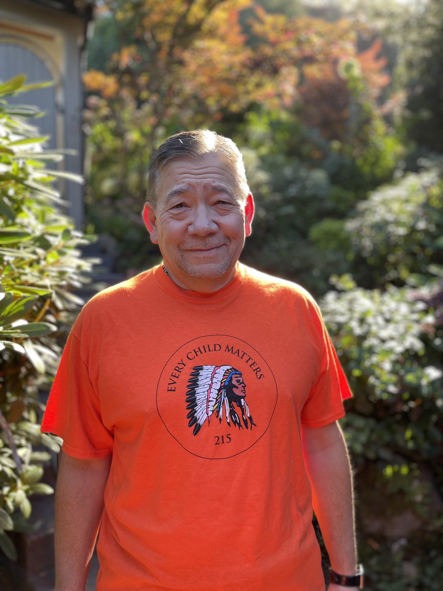 Proud to wear this gift from my friend Chief Clarence Louie today #TruthAndReconciliation