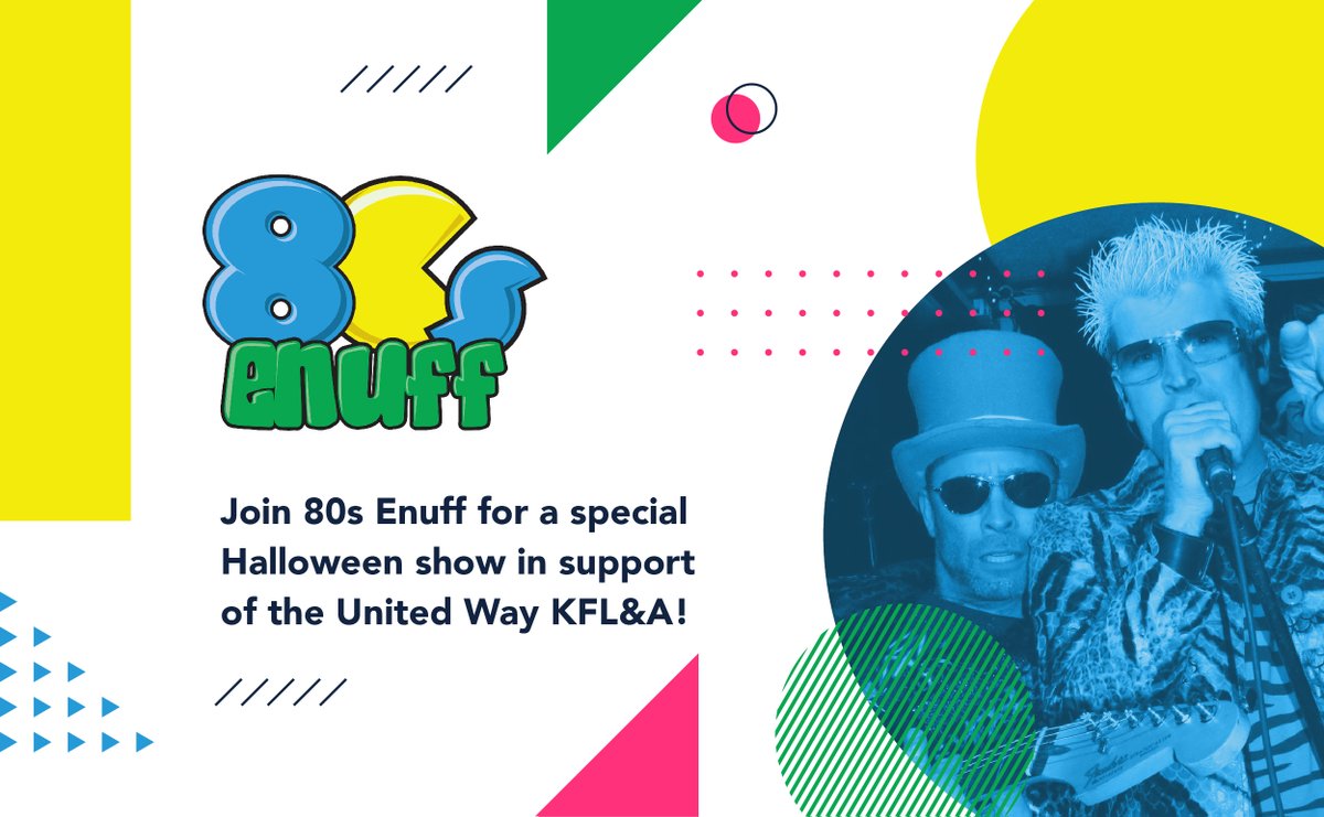unitedwaykfla's tweet photo. 🎸Rocktober is back! Join @80sEnuff for a special Halloween show @KTownMerchant in support of 
@unitedwaykfla on Sat, Oct. 29th. Tickets $20 &amp; available in advance at the Merchant or at the door. Thanks for the #locallove &amp; support! 
@PatMurphySecura https://t.co/cuvHf9mru4 https://t.co/Bv710Wi5ST