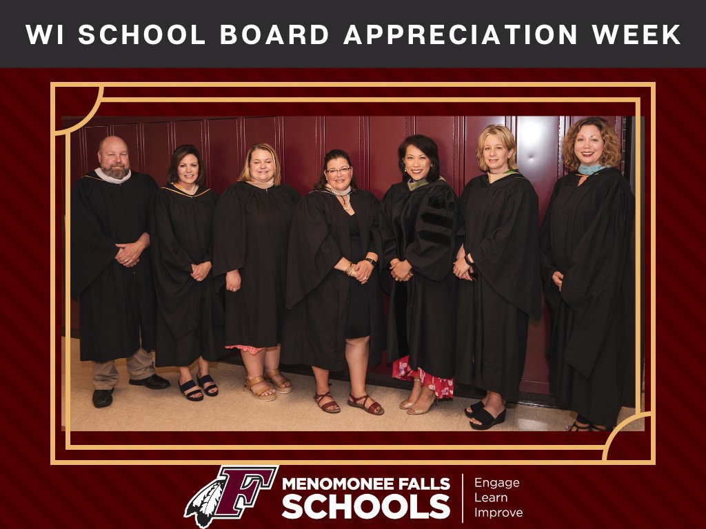 FallsSchools's tweet photo. Our students benefit every day from the leadership and vision of our school board. Please join us in thanking our dedicated school leaders during Wisconsin School Board Week, October 3-7, 2022. #FallsPride #FallsSchools https://t.co/Lc04PiLivR