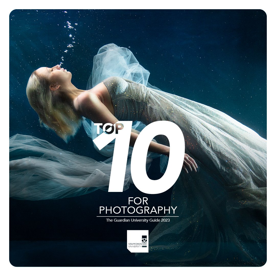 Doctoro74's tweet photo. 9th in The Guardian League table for Photography. BA (Hons) Photography @StaffsUni  Open Day on Sunday 2 October 2022, 9.30am–3pm , Stoke-on-Trent campus https://t.co/dwMOqFMOsO