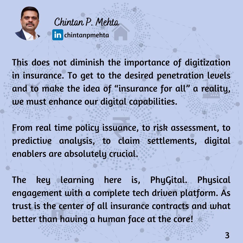 mehta_cp's tweet photo. My take, #phygital - The ONLY way forward... 

#insurance 
#insuranceindustry 
#digitization 
#digitaltransformation 
#customercentricity 
#insurancebrokers 
#insuranceadvisors 
#intermediaries 
#humanelement 
#lemonade https://t.co/ExQX1gr0Bz