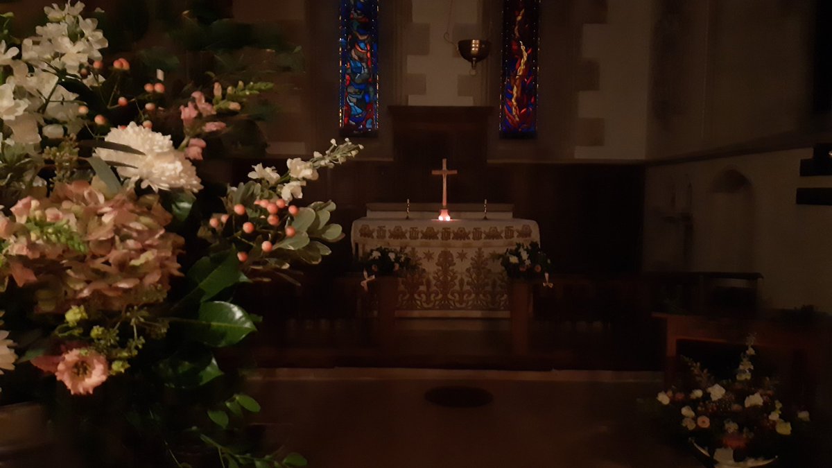 CurateDurrant's tweet photo. After another full and varied day of parish ministry, comes the blessing of a calm church and the peace of God whilst wild winds wail with rains outside #ChristWithUs https://t.co/eGgdx4qiQQ