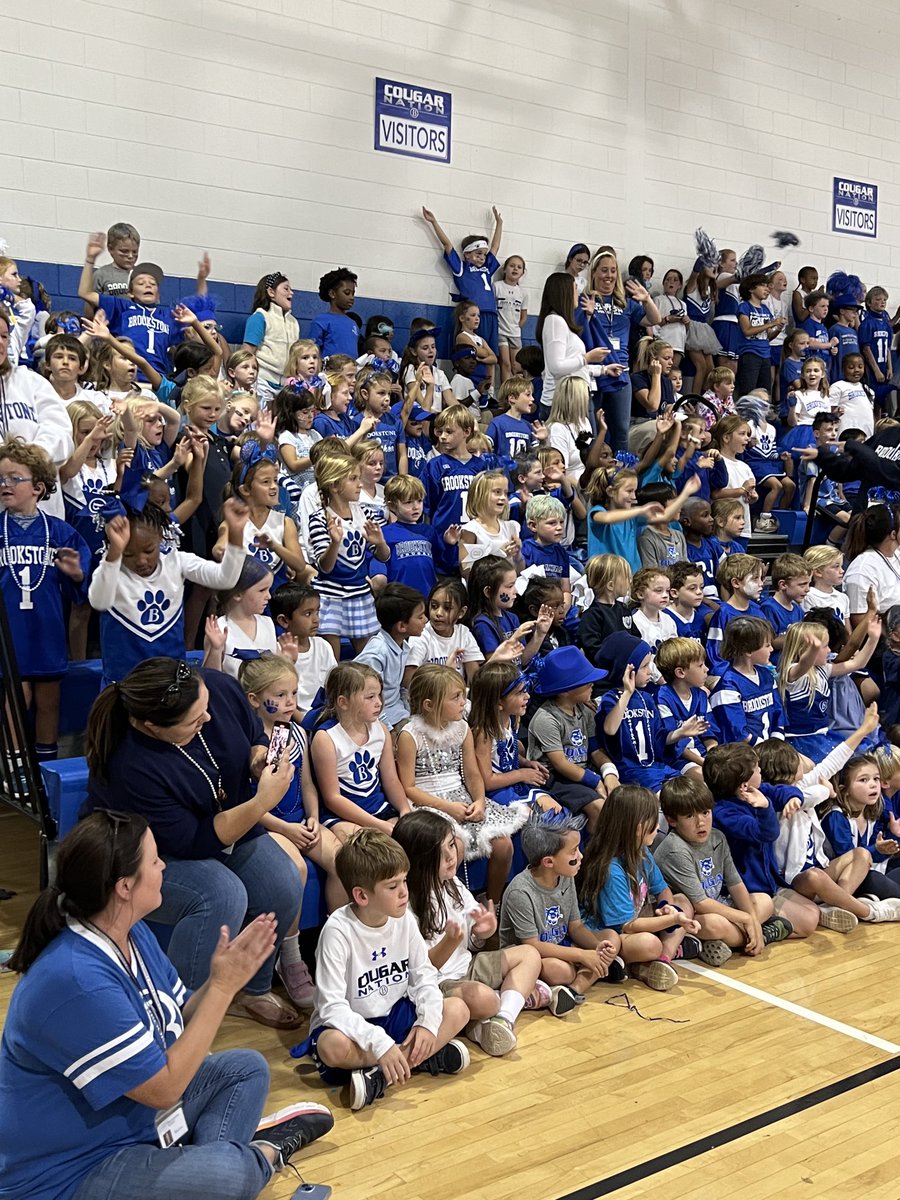 JoeMills9's tweet photo. Little Cougar School Pride! ⁦@BrkstoneCougars⁩ #BrookstoneLS https://t.co/E8JJ7orZD1