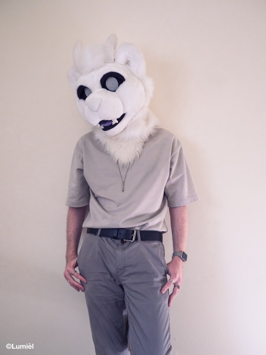 LumielTweets's tweet photo. Always wanted to photograph some fits with my suit, so now I'm casting my anxiety to the wind ✨

#FursuitFriday #furries #fursuit https://t.co/cV0DqaQaxc