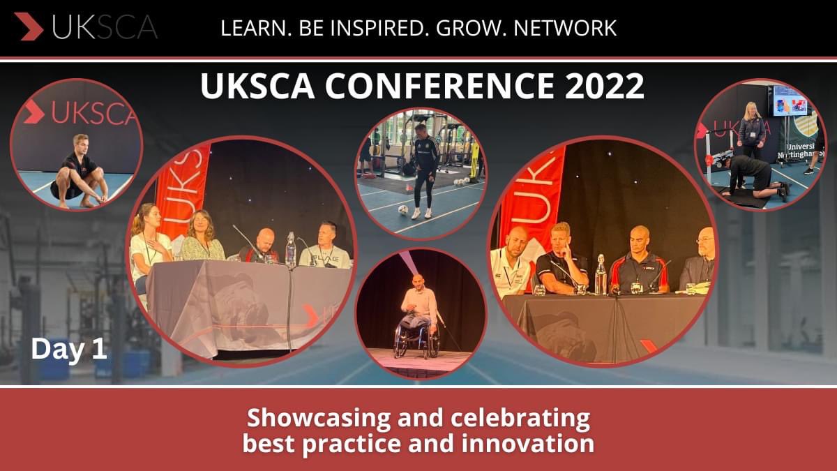 Day 1 comes to a close and its been great to:

NETWORK...connect with the S&amp;C community
 
BE INSPIRED...learn from leaders in the world of sport, schools, healthcare, recreation &amp; fitness
 
GAIN INSIGHTS...from industry thought leaders
 
LEARN BY DOING....by getting involved.