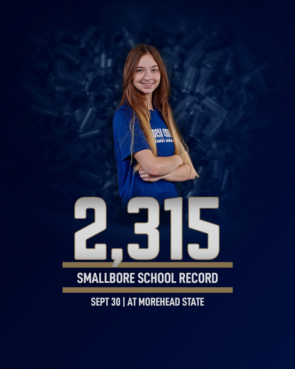 GSAthletics_RF's tweet photo. 𝗢𝗻 🔥

A team 𝗿𝗲𝗰𝗼𝗿𝗱-𝗯𝗿𝗲𝗮𝗸𝗶𝗻𝗴 2,315 smallbore score was shot today! Today's score broke the Oct. 16, 2021 score of 2,289. 

#HailSouthern https://t.co/U3RZVKcNzk