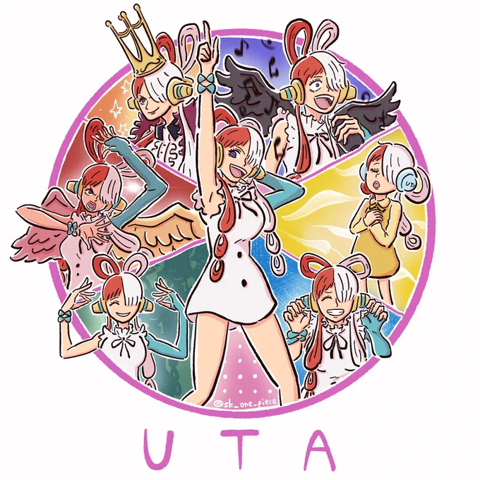 UTA!#ウタ #ウタ誕生祭2022#FILMRED文化祭#アート部門#ONEPIECE 