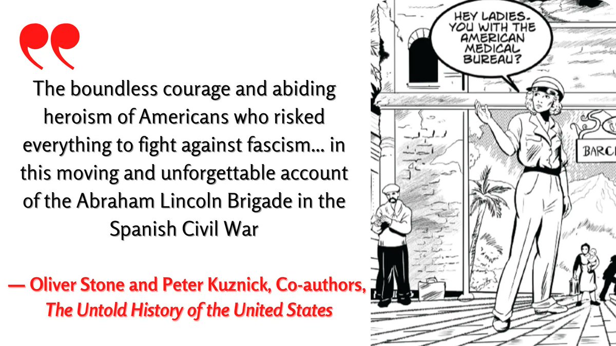 monthly_review's tweet photo. #NewBook Arrival! A riveting #graphicnovel on an American unit deep in #antifascist struggle during the Spanish Civil War 
Both print + digital eds avail. on #MRPress site: 
https://t.co/BL4ge2SKX3

#AbrahamLincolnBrigade @sebasfaber @lamarea_com @ctxt_es  @fronterad @publicbooks https://t.co/wEMnyZbh7W