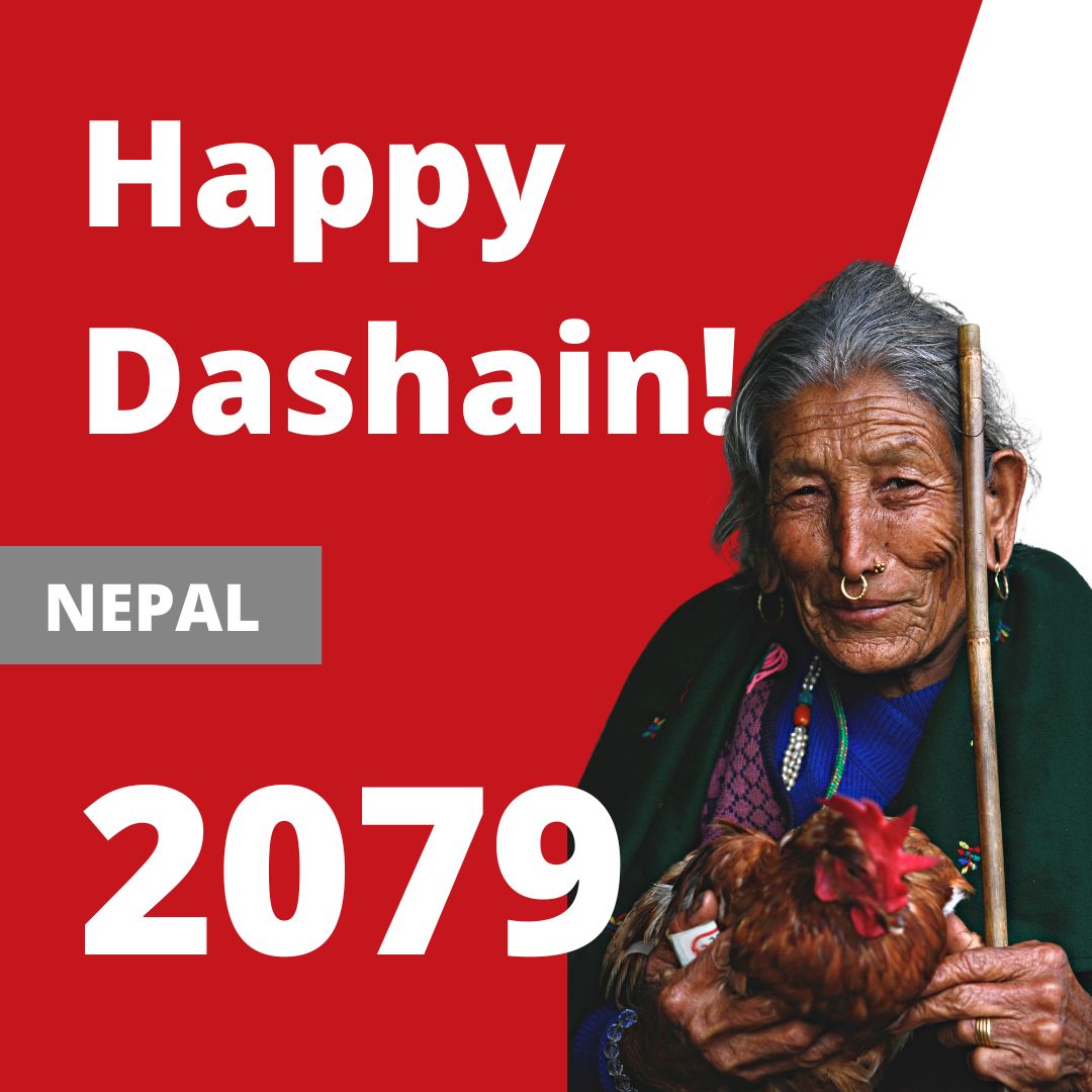 ECF_Nederland's tweet photo. Wishing you joy &amp; happiness during this festive season. Happy Dashain 2079 to our colleagues, patients, partners &amp; all the other people in Nepal. 🎉

#dashian #nepal #festive #joy #happiness #VijayaDashami #celebrate #holiday #ecf https://t.co/S7QxSK4MaZ