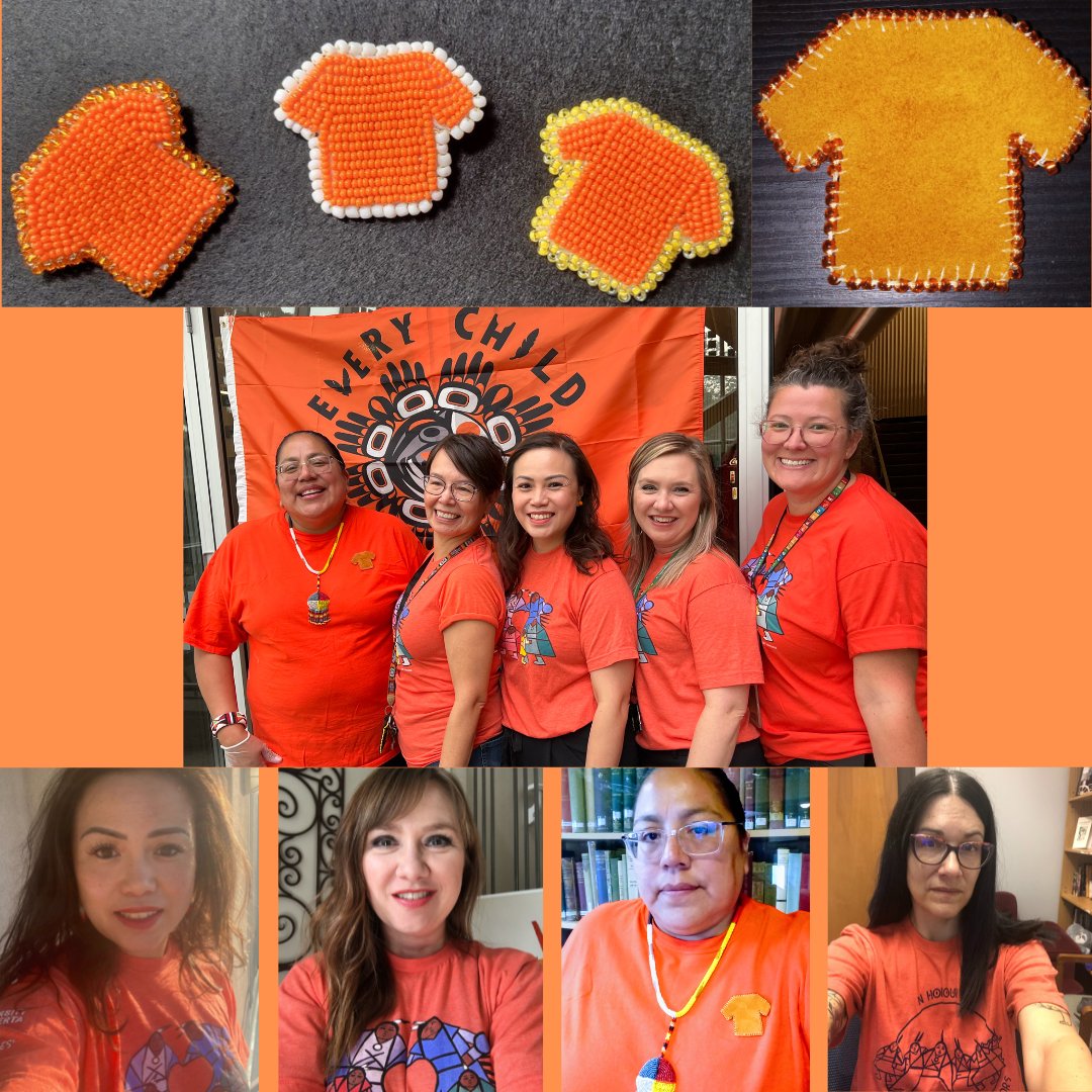 I wear orange for all the survivors of residential schools &amp; pray for the children that did not make it home. Set aside some time to reflect on the next step in the reconciliation journey.  Please honour their lives &amp; keep the conversations going. Be kind to one another. hiy hiy