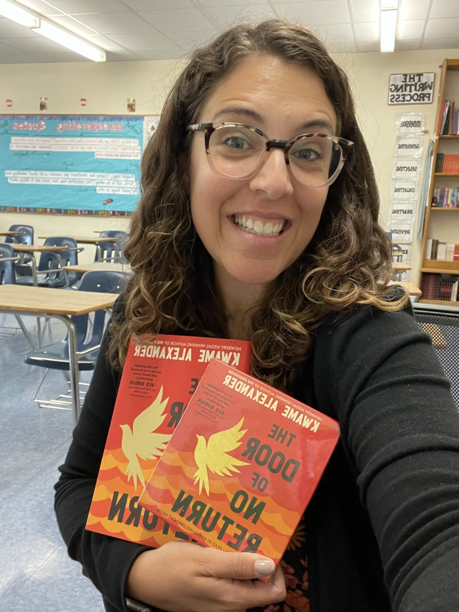 Very excited for the new <a href="/kwamealexander/">Kwame Alexander</a> book! Had to get one + the audiobook for our #grade7 readers who appreciate a listen! Let’s go R-E-A-D! 📣📚#weareBethpage