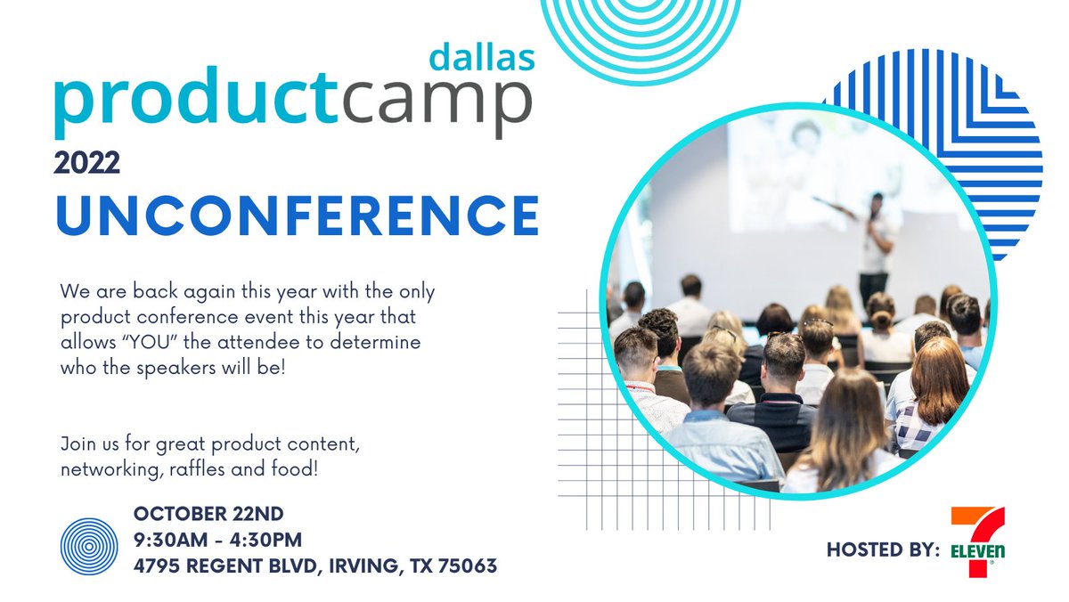 ProductCampBigD's tweet photo. We are back with this year’s Unconference event! Will you be there?

Secure your spot today!  

https://t.co/eBe43PrBDl https://t.co/FPHFeL5dNi