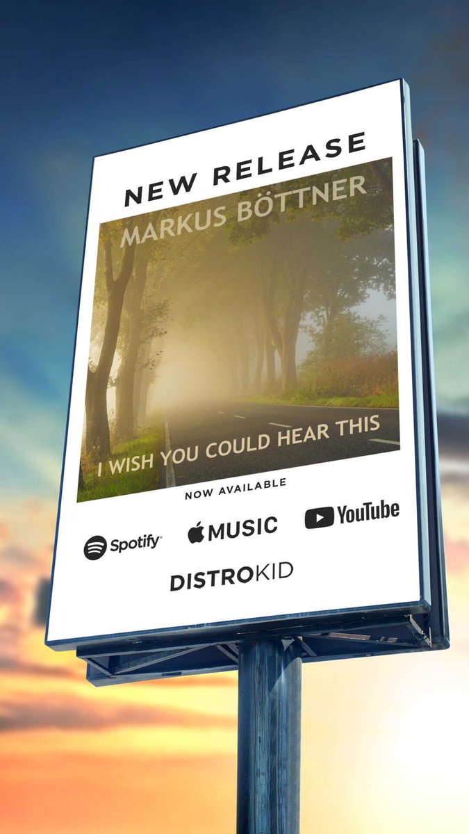 MBoettnerMusic's tweet photo. #OutNow: "I wish you could hear this", release powered by #Distrokid. #CheckItOut https://t.co/jKvyk93hbC