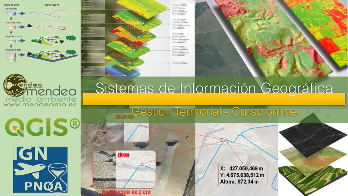 🎓Curso 'Sistemas de Información Geográfica en la Gestión Territorial. VI ed.' con #QGIS 🌍 🛩️🛰️📷💻🗺 📍📌de la @UBUEstudiantes #CursosUBUAbierta #GIS #SIG +Info 👇
💻ONLINE sin horarios
🗓️11/10/2022 - 14/11/2022
🕓60 h
▶ bit.ly/3SpKqwM
🎓2 ECTS
📩 mendeama@gmail.com