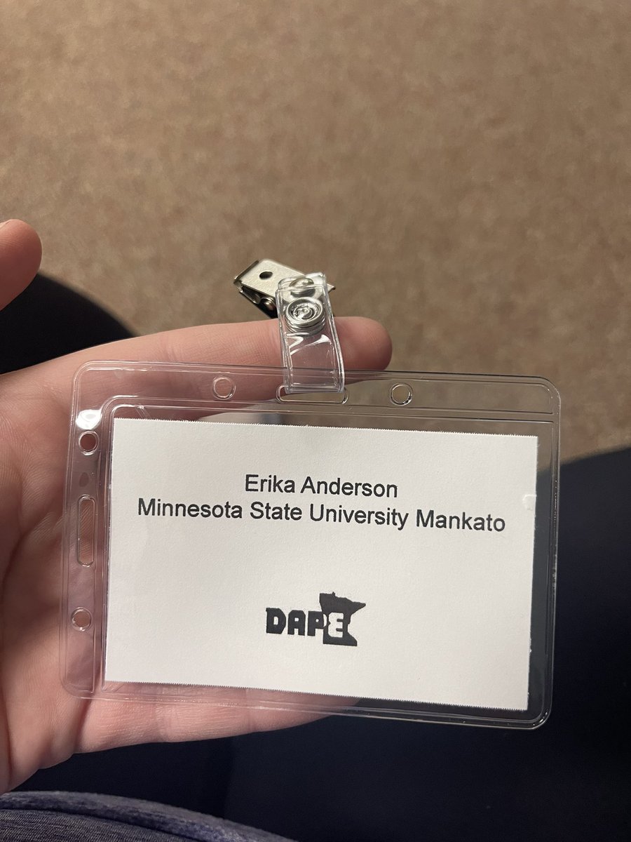 erikafrommn's tweet photo. Leaving Annandale thinking about all the fun that was had these past 2 days! Thanks #MNDAPE22 for an amazing first in-person conference! https://t.co/CYTj4hBmwx