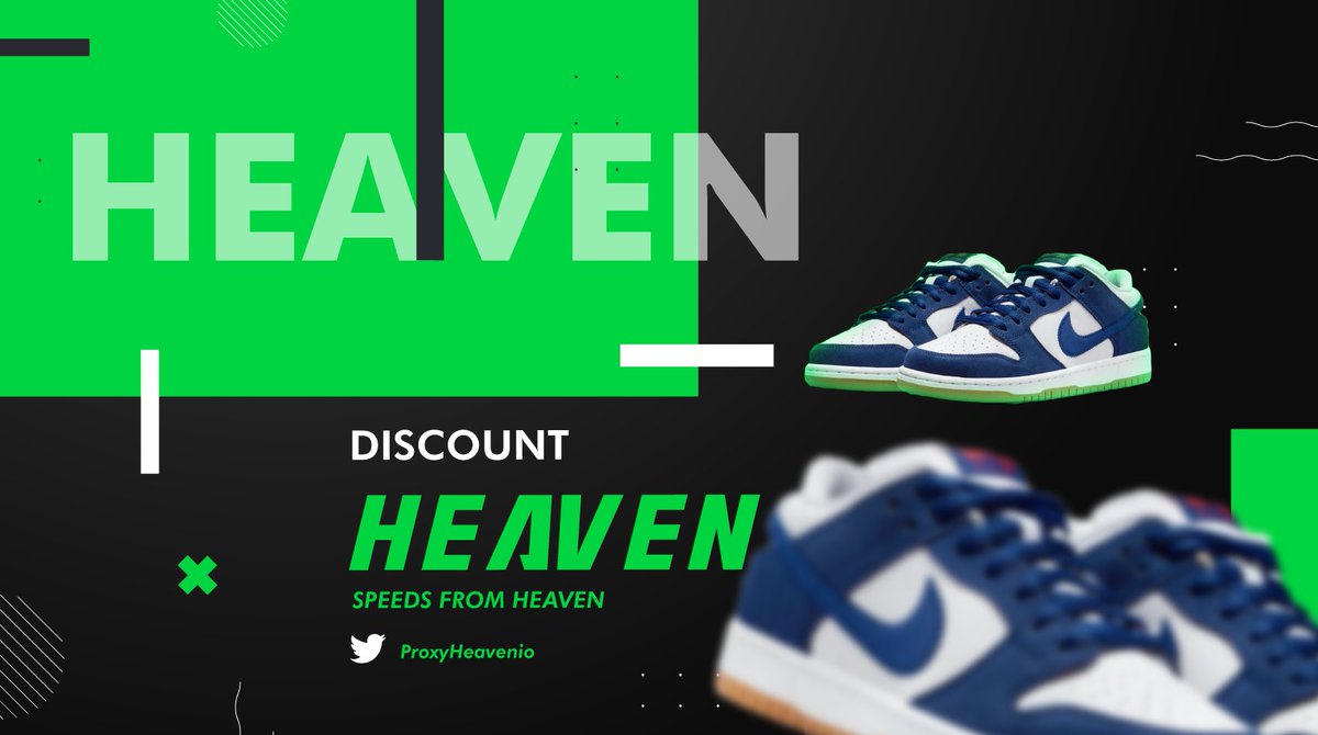 Nike is dropping the Los Angeles Dodgers Dunk Low tomorrow! This colorway is sure to be a hit and be quite profitable so make sure you are setup properly with the best tools to get the job done. Try out our SNKRS Heaven ISP's today: proxyheaven.io/products/snkrs… 💚 & RT