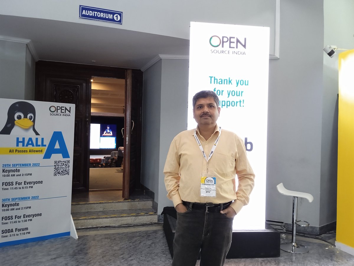 techyugadi's tweet image. Open Source India 2022 - back in physical mode after two years - awesome atmosphere and sincerity in sharing knowledge for the community. #OSI2022 #OpenSourceIndia