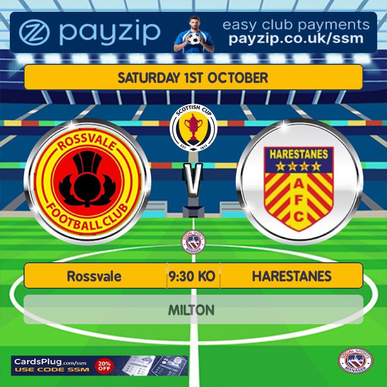 2nd round of Scottish cup this weekend 🟡🔴⚽️