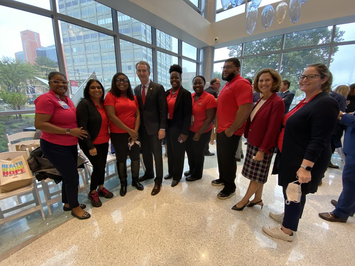 757educator's tweet photo. Today we celebrated the opening of the new @_CHKD Children’s Pavilion and Mental Health Hospital. I’m honored to serve as one of the teachers that will support our young students on their journey.@NPSchools @VAGovernor73 @KennyAlexander https://t.co/WawIPaGwei