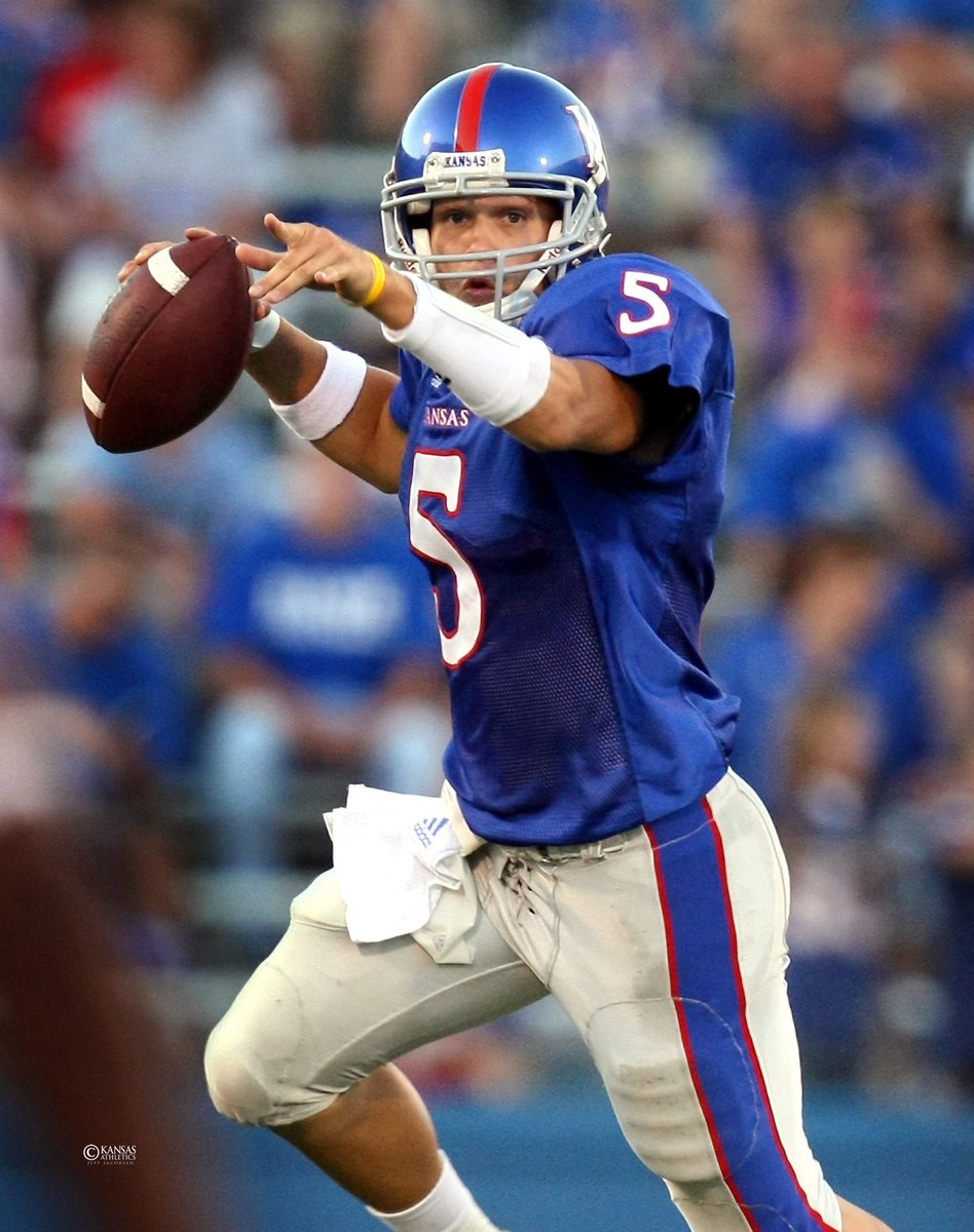 If you haven’t heard - Todd Reesing is BACK this weekend‼️

Catch him tonight at the Homecoming Rock Chalk Block Party on Mass, and as our pregame flag-raiser tomorrow at The Booth!