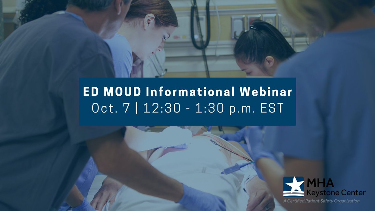 Learn more about pending legislation surrounding Medication for Opioid Use Disorder (MOUD) and funding available for ED MOUD program implementation via the Community Foundation for Southeast Michigan during this webinar on Oct. 7.  Register today: bit.ly/3dW0lUl