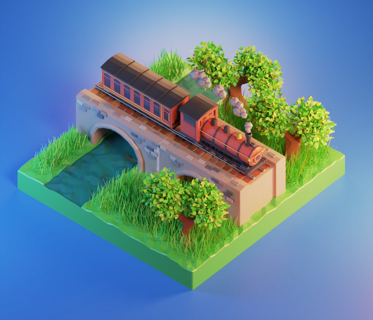 #gamedev #lowpoly <a href="/lowpoly_tweeter/">#lowpoly</a>