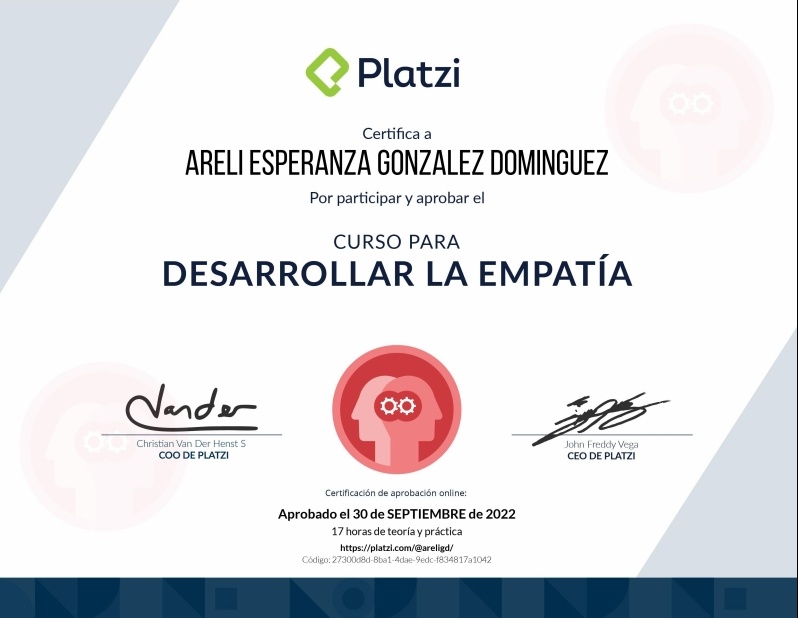 AreliGD3's tweet photo. Reforzando el conocimiento de las Habilidades Blandas con Platzi
 https://t.co/NUtNtOyXLQ

#challengeaccepted #platzi #HB #habilidadesblandas #aprendiendoenplatzy https://t.co/6ic6GGmZ5N