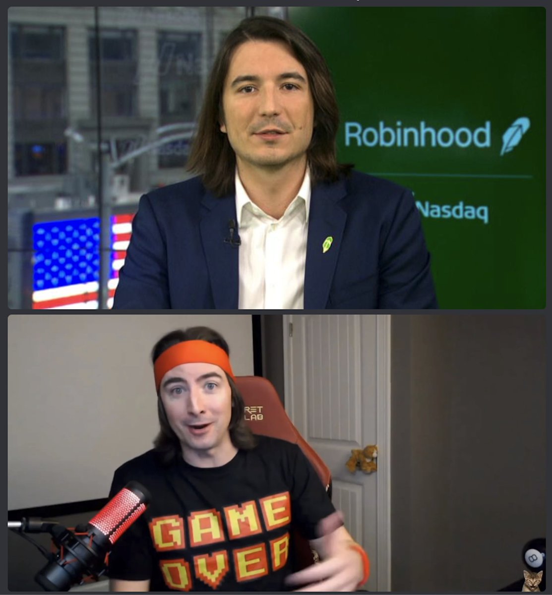 DogeNerd's tweet photo. Vlad Tenev and Keith Gill are the same person

$HOOD $AMC $GME $SPY $QQQ $DOGE #moonboys #conspiracy #tothemoon #dumpit https://t.co/4jLLXnKdME
