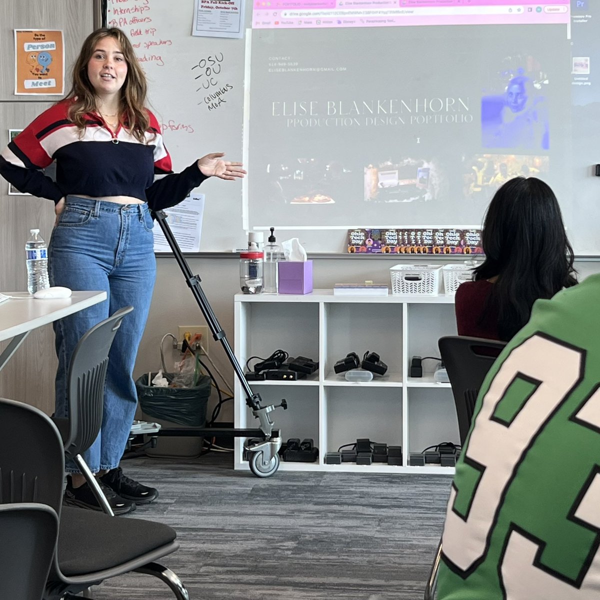 Tolles_MMA's tweet photo. Ellie shared her experience as a DP today for movies on Lifetime, Netflix, Universal & other production houses using technology & crafting to develop amazing sets & props!#followyourpassion #moviedp #ohiotechday #tollestech #liftallstudents #BetterTogetherDCS https://t.co/UZkwJdVz9M