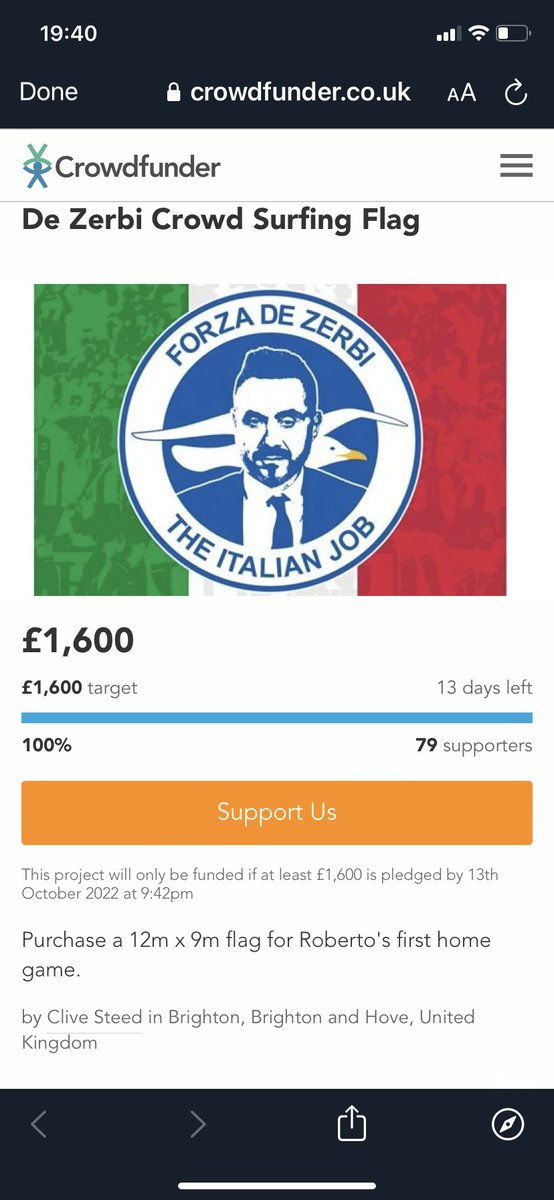 Mark_BN1's tweet photo. 🔵⚪️ #BHAFC wow wow wow 

Thank you to some amazing donations we have really made it happen!!!! 

Please RT this to spread the word !! https://t.co/dU4w5ikgv0