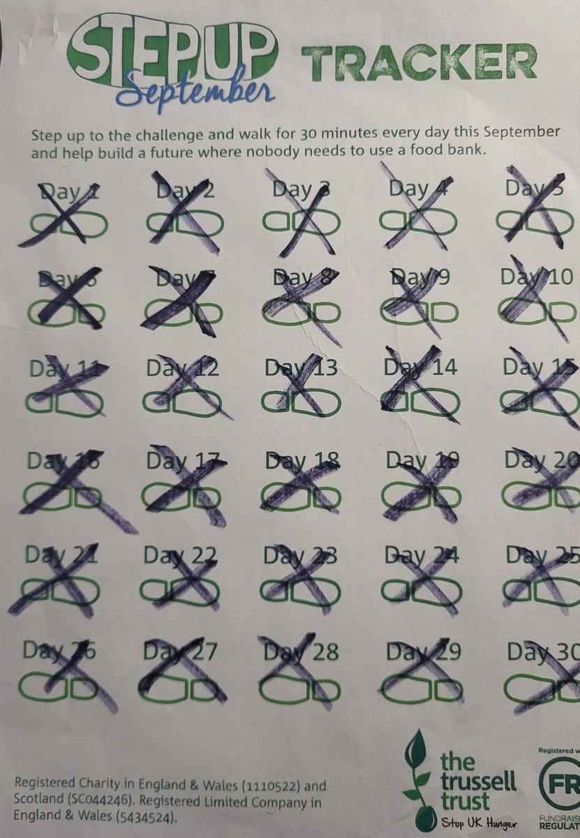 rbmccready's tweet photo. Many people will find it hard to feed their families this winter, it is a disgrace that foodbanks exist in our country but as long as they are needed people who able can support them.  So if you can please support @TrussellTrust #StepUpSeptember 8/8

https://t.co/RtIeErpvCO https://t.co/EcRIHvsuAg