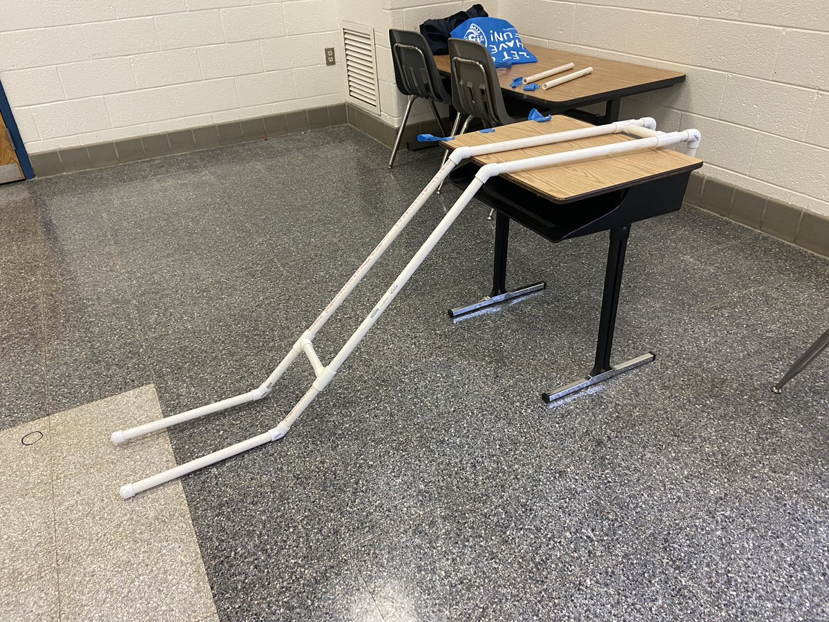 Inspired by @JudithSchoonov3 & Mark Nichols & their MS Makers club! Made a bowling ramp for our new classroom for the occupation of play and the occupation of social participation! Can be used on a WC laptray too. Let the fun begin!