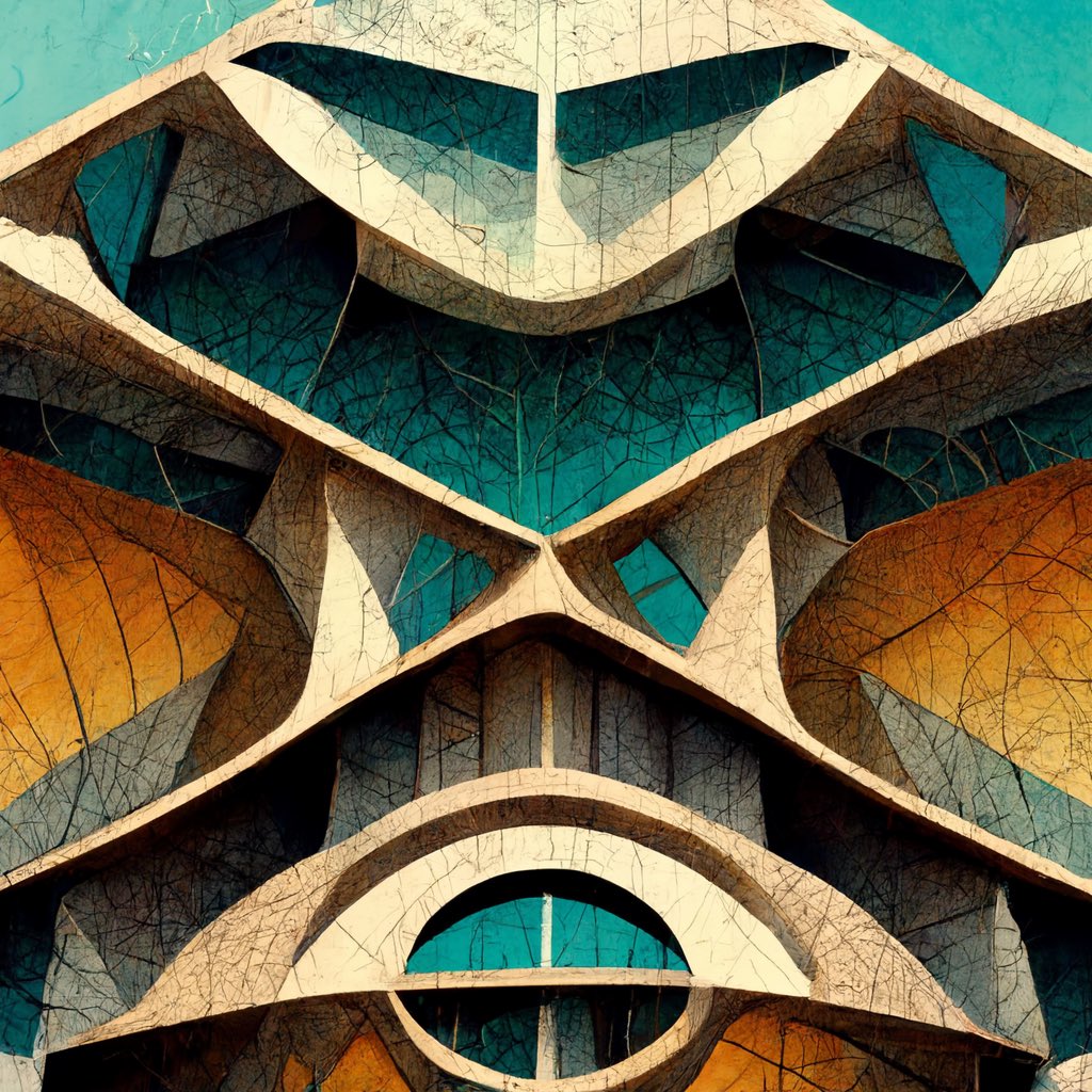 faceofanation8's tweet photo. Here’s another image the bot and I co-created on Mid-Journey with text prompts like “radical architectural engineering biophila jungle water”#ArtificialIntelligence #midjourneyaiart #flyingtooclosetothesun #architecture https://t.co/Ad9SspodIc