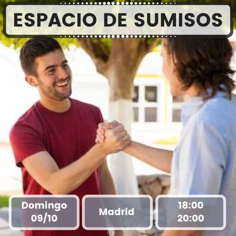 _misimisi_'s tweet photo. Llega el frío con Octubre, pero siempre hay calorcito cuando te juntas con los tuyos... ¡por eso os esperamos en una nueva tertulia del Espacio de sumisos para charlar todos juntos! 🥳🥰 

🗓 09/10 - 18:00
🗺 Madrid
💰 Lo que te tomes ☕️

+ info y reserva de plaza por MD 🤗 https://t.co/YVbCvxVuyZ