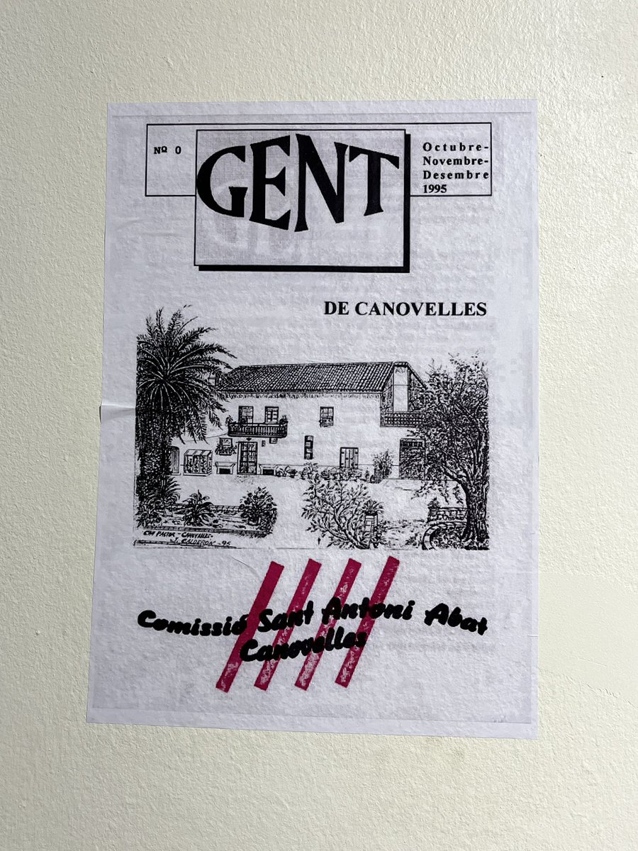 sergio_gairo's tweet photo. 🥂 Avui celebrem 100 (+2) números de ‘Gent de #Canovelles’… i tots els que vindran. És tot un plaer ser part d’una #revista que fa 27 anys que narra el poble i fa de mirall del temps que passa!

Moltes felicitats a @lacomi i a la seva presidenta, @gemmaduranu, per la feinassa. https://t.co/LdSuOnhMtM