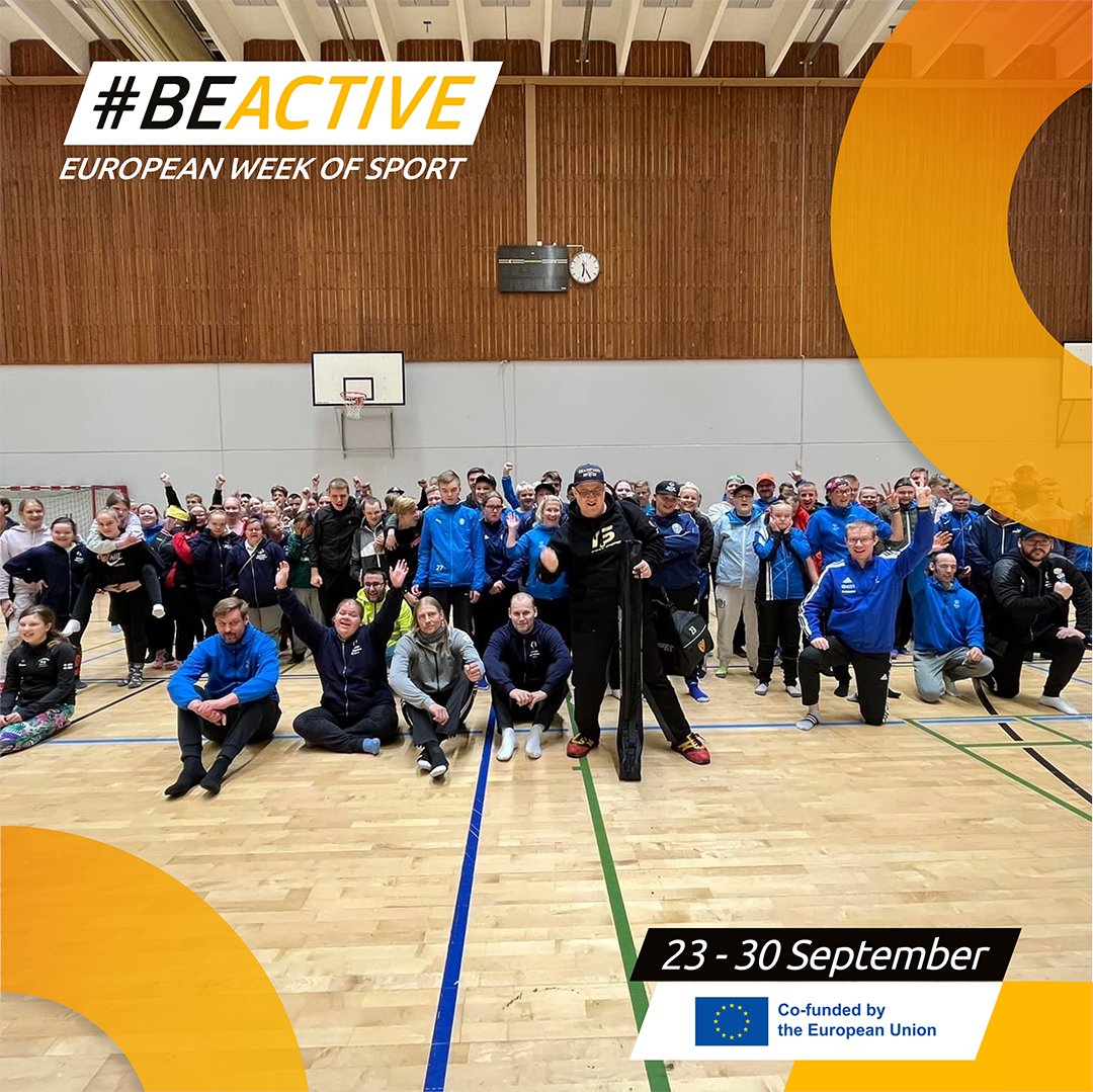 SO_Finland's tweet photo. Yli 200 hengen #SpecialOlympics Finland -porukka viikonlopun 8 lajin monilajileirillä Pajulahdessa viimeistelee Euroopan urheiluviikon Suomen #paraurheilu -tapahtumien osalta! 👏 Hieno viikko takana, #BeActive jatkossakin 💪@FinnParalympic @BeactiveF @EUErasmusPlus https://t.co/wrKkiEaRpZ