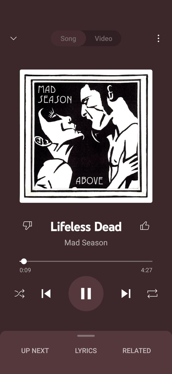 Mad Season's "Above" might be one of the most unknown/under-appreciated albums out there.... Not a "skip to the next one" track on it! 😎✌️