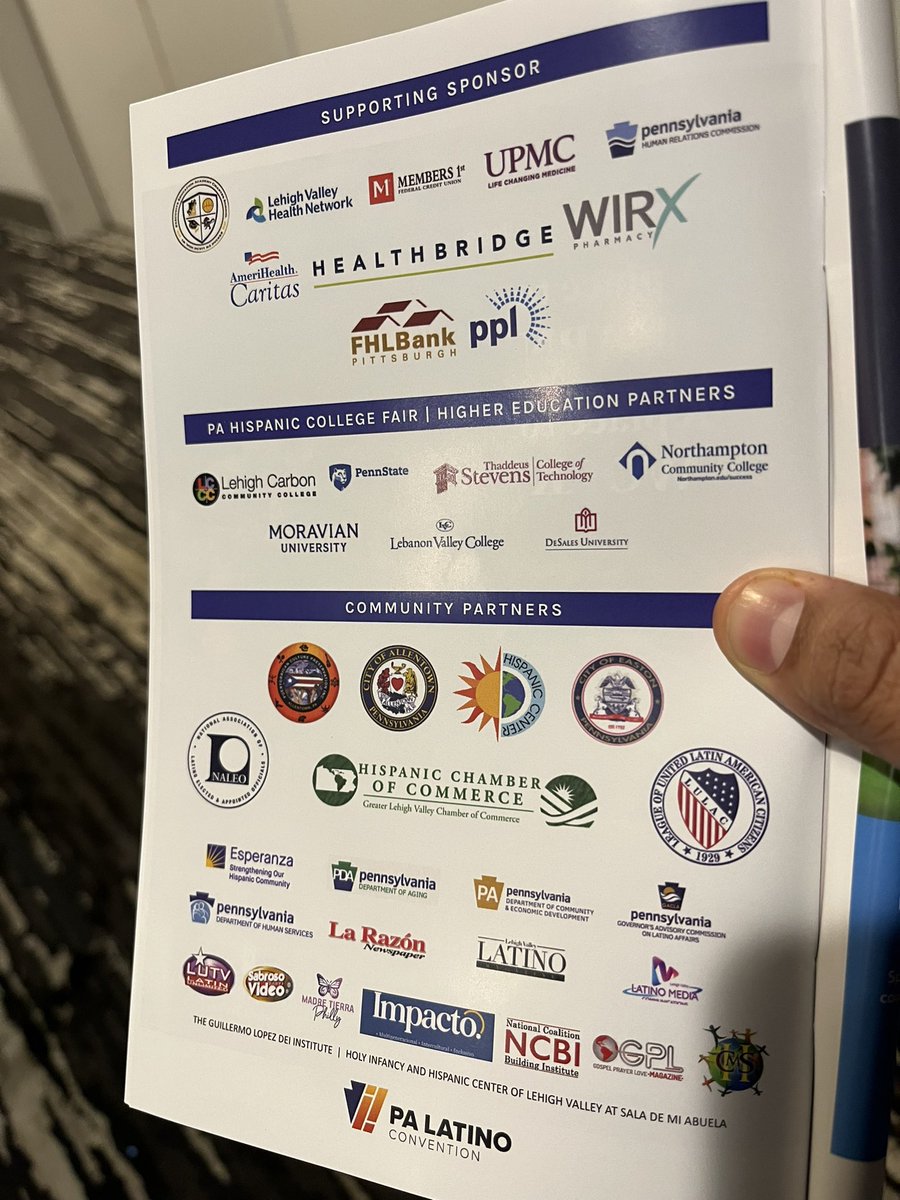 OrlandOvallesNY's tweet photo. At the PA Latino Convention in Allentown. 1.1 million Latinos reside in PA. Our team is going to do a presentation on our new campaign Defiende La Verdad; a campaign to combat mis/dis/mal information (MDM) targeting Latinos. #PALC #DefiendeLaVerdad @NALEO https://t.co/I7ctoXpFZJ