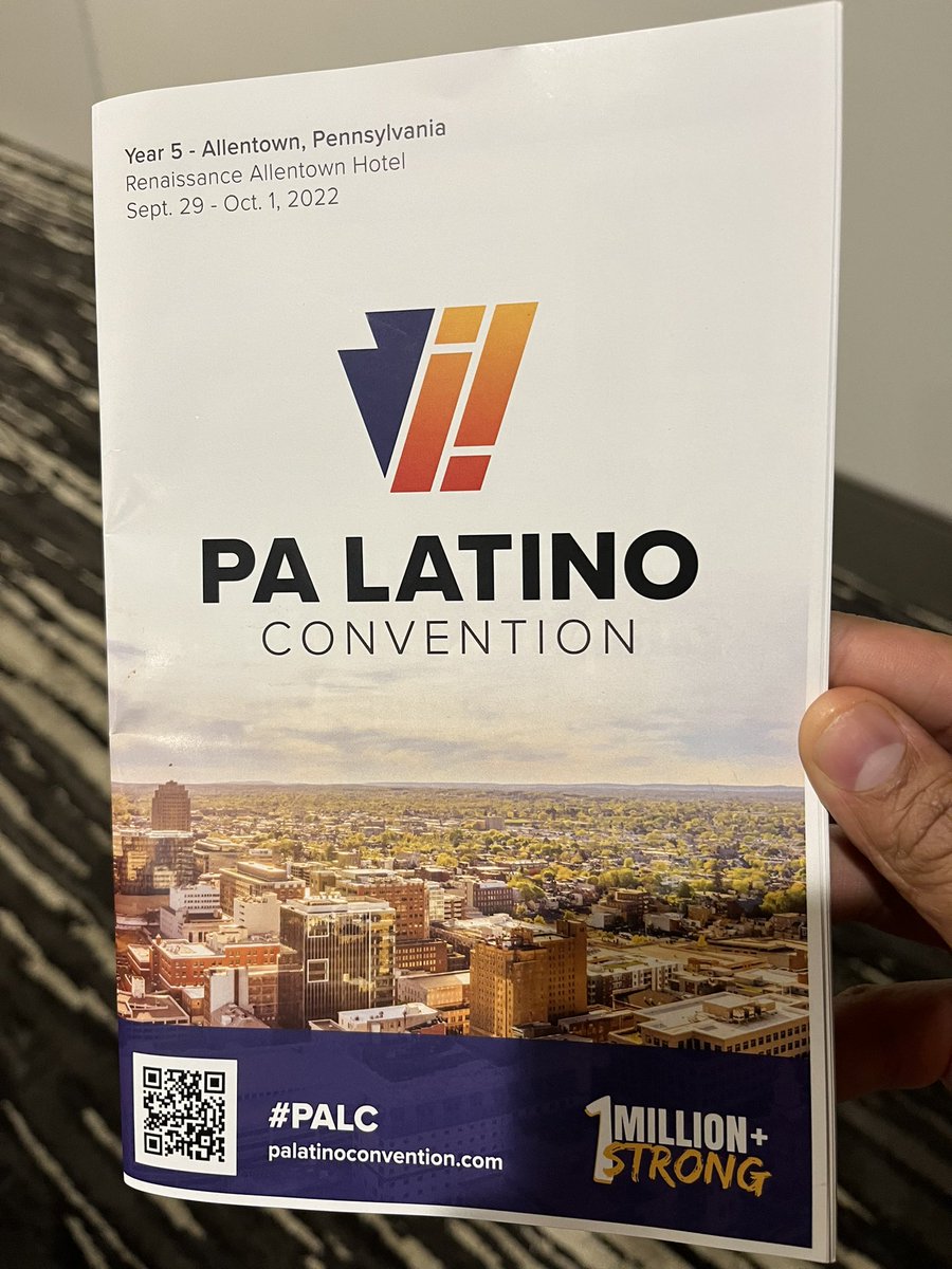 OrlandOvallesNY's tweet photo. At the PA Latino Convention in Allentown. 1.1 million Latinos reside in PA. Our team is going to do a presentation on our new campaign Defiende La Verdad; a campaign to combat mis/dis/mal information (MDM) targeting Latinos. #PALC #DefiendeLaVerdad @NALEO https://t.co/I7ctoXpFZJ