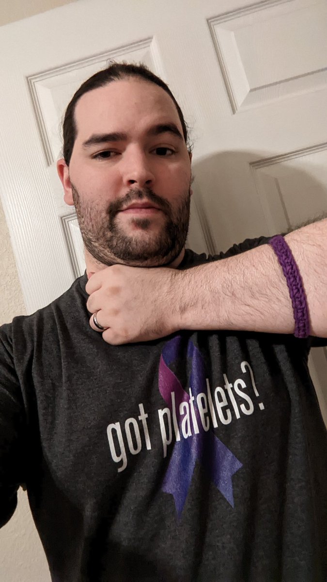 ITP_Paladin929's tweet photo. Sporting purple for the last day of September and ITP Awareness Month. It's been a privilege to bring awareness to this condition, and I look forward to doing this again next year.
#ITPKnowledgeIsPower
#ITPAware #ITPWarrior https://t.co/zZOfa3qNgB
